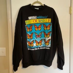 Online Ceramics Be Yourself Butterfly Sweatshirt XL